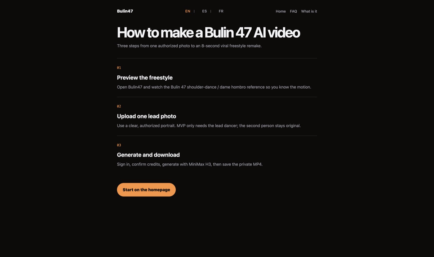 How-to overview on-site.